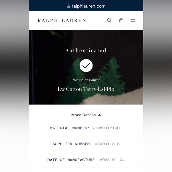 Terry 1/4 Zip Polo - Picture 6 of 6